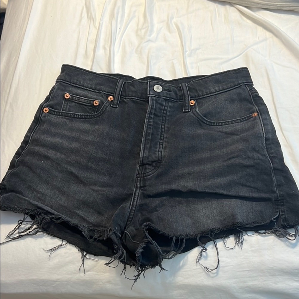 Luck Brand Black Jean Shorts